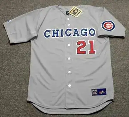 SAMMY SOSA Chicago Cubs 1993 Away Majestic Baseball Throwback Jersey