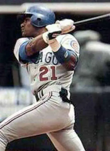 SAMMY SOSA Chicago Cubs 1993 Away Majestic Baseball Throwback Jersey 