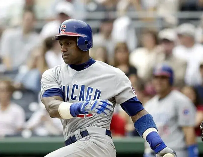 SAMMY SOSA Chicago Cubs 1999 Majestic Throwback Away Baseball Jersey 