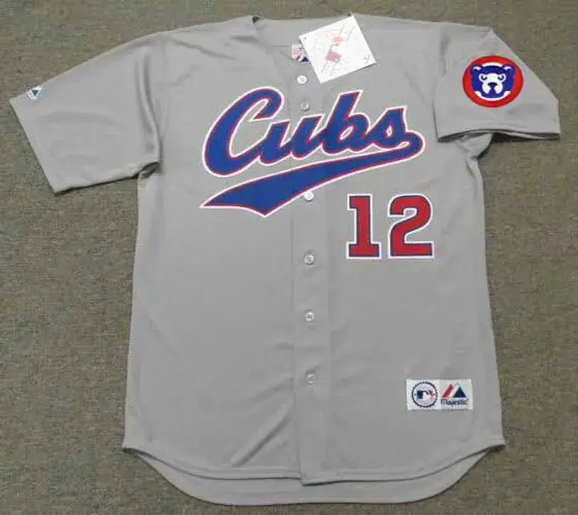 SHAWON DUNSTON Chicago Cubs 1994 Majestic Throwback Away Baseball Jersey