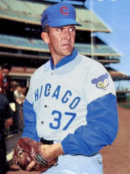 TED ABERNATHY Chicago Cubs 1969 Away Majestic Throwback Baseball Jersey 