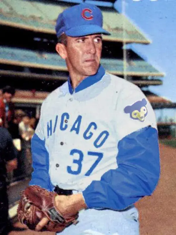 TED ABERNATHY Chicago Cubs 1969 Away Majestic Throwback Baseball Jersey 