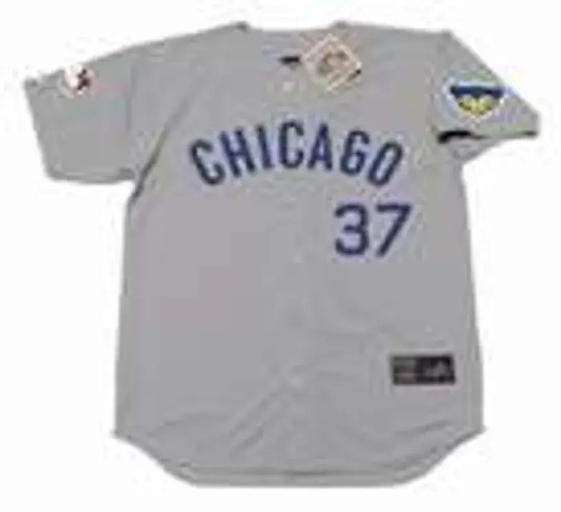 TED ABERNATHY Chicago Cubs 1969 Away Majestic Throwback Baseball Jersey 
