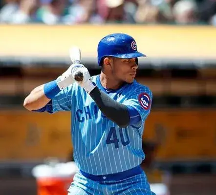 WILLSON CONTRERAS Chicago Cubs 1980’s Majestic Cooperstown Throwback Jersey 