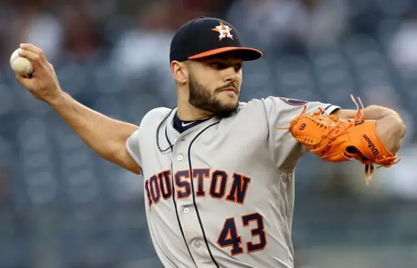 LANCE McCULLERS Houston Astros Majestic Away Baseball Jersey 