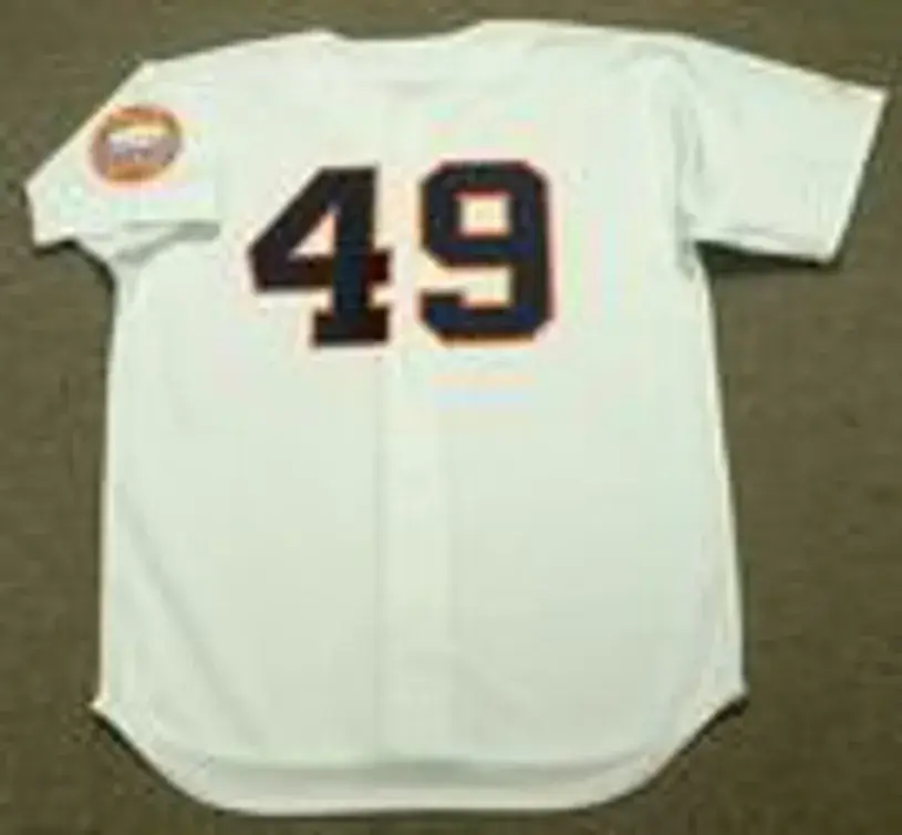 LARRY DIERKER Houston Astros 1960’s Majestic Cooperstown Home Jersey 