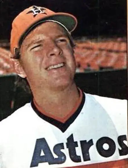 LARRY DIERKER Houston Astros 1970’s Majestic Cooperstown Throwback Baseball Jersey 