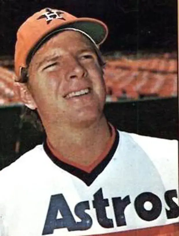 LARRY DIERKER Houston Astros 1970’s Majestic Cooperstown Throwback Baseball Jersey 