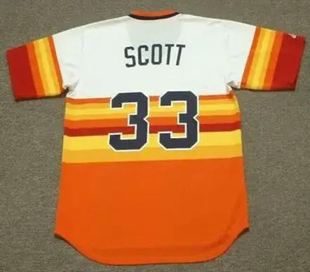 MIKE SCOTT Houston Astros 1985 Majestic Cooperstown Throwback Baseball Jersey 