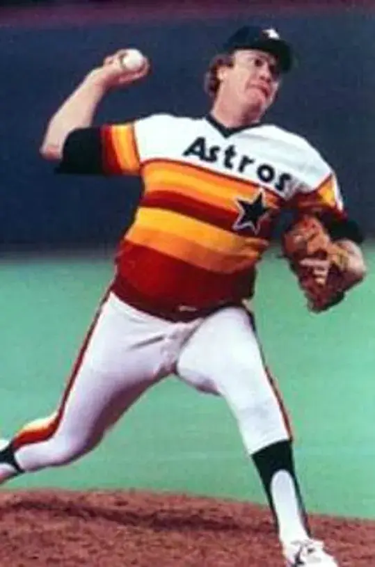 MIKE SCOTT Houston Astros 1985 Majestic Cooperstown Throwback Baseball Jersey 