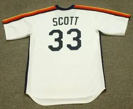 MIKE SCOTT Houston Astros 1986 Majestic Cooperstown Throwback Baseball Jersey 