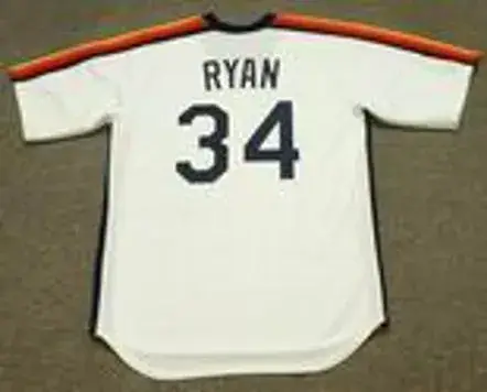 NOLAN RYAN Houston Astros 1986 Majestic Cooperstown Throwback Baseball Jersey 
