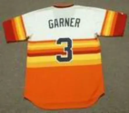 PHIL GARNER Houston Astros 1980’s Majestic Cooperstown Throwback Baseball Jersey 