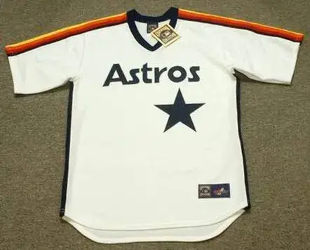 PHIL GARNER Houston Astros 1986 Majestic Cooperstown Throwback Baseball Jersey