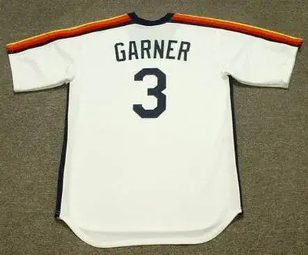 PHIL GARNER Houston Astros 1986 Majestic Cooperstown Throwback Baseball Jersey 
