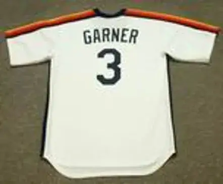PHIL GARNER Houston Astros 1986 Majestic Cooperstown Throwback Baseball Jersey 