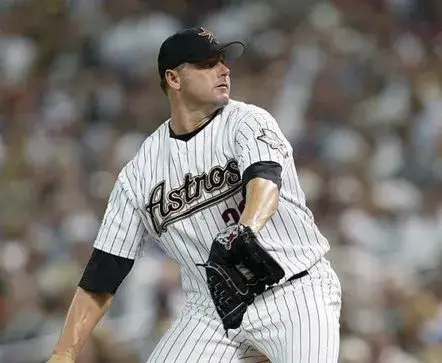 ROGER CLEMENS Houston Astros 2004 Majestic Throwback Home Baseball Jersey 