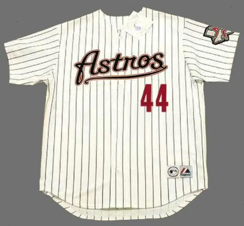 ROY OSWALT Houston Astros 2004 Majestic Throwback Home Baseball Jersey