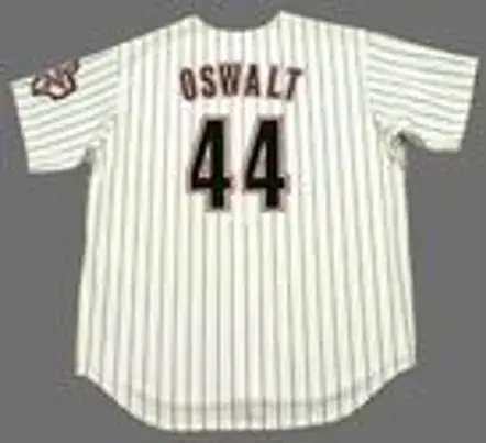 ROY OSWALT Houston Astros 2004 Majestic Throwback Home Baseball Jersey 