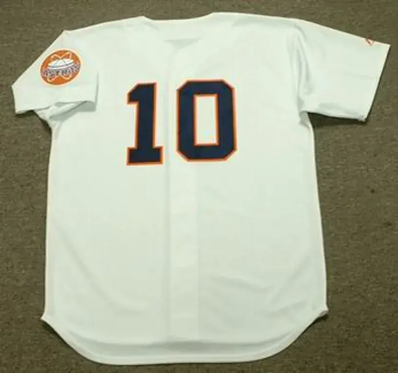 RUSTY STAUB Houston Astros 1960’s Majestic Throwback Home Baseball Jersey 