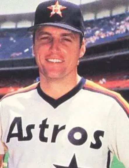 TERRY PUHL Houston Astros 1984 Majestic Cooperstown Throwback Baseball Jersey 