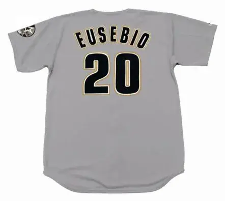 TONY EUSEBIO Houston Astros 1999 Away Majestic Baseball Throwback Jersey 