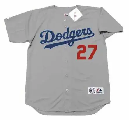 WILLIE CRAWFORD Los Angeles Dodgers 1974 Away Majestic Throwback Baseball Jersey