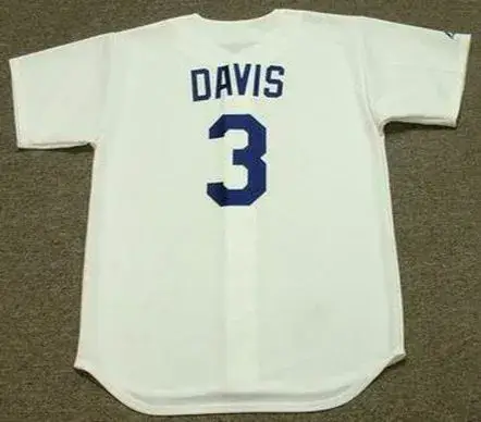 WILLIE DAVIS Los Angeles Dodgers 1960’s Majestic Cooperstown Throwback Home Jersey 