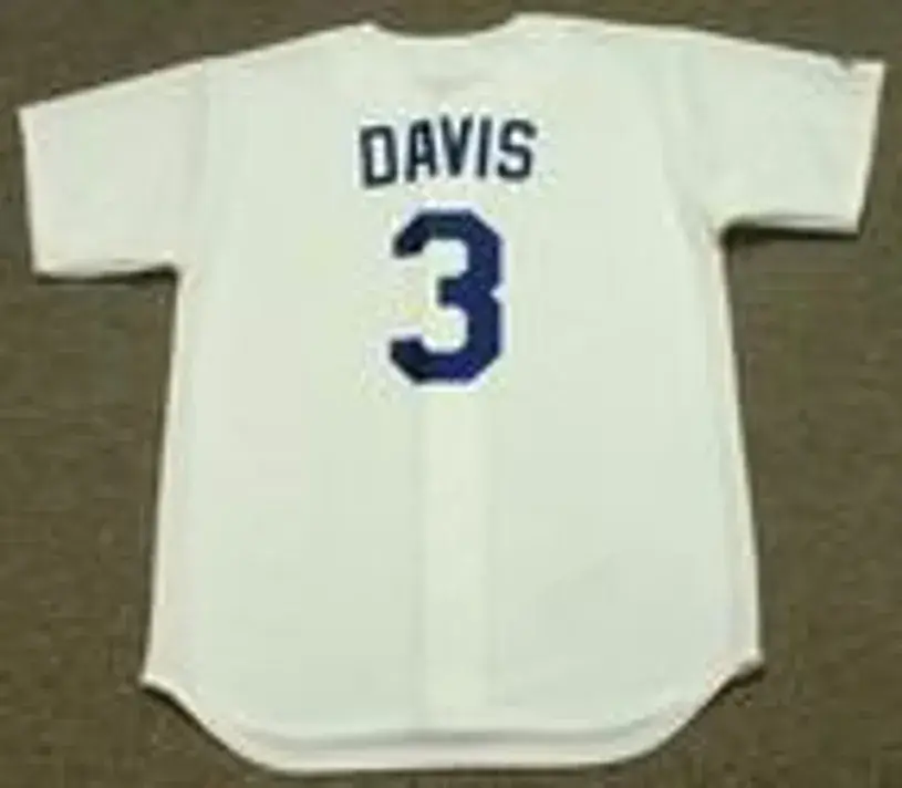 WILLIE DAVIS Los Angeles Dodgers 1960’s Majestic Cooperstown Throwback Home Jersey 