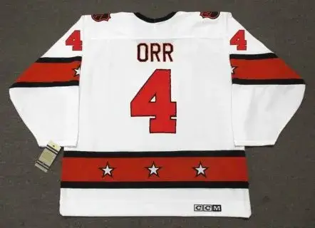 BOBBY ORR 1973 CCM Vintage Throwback NHL “All Star” Hockey Jersey 