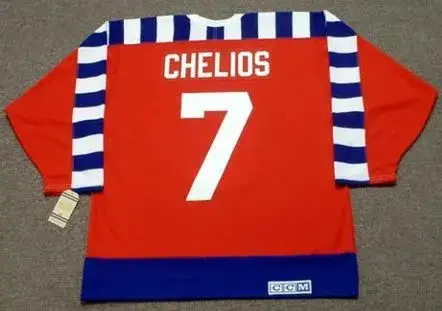 CHRIS CHELIOS 1992 Campbell “All Star” CCM Vintage NHL Jersey 
