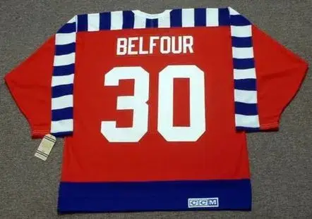 ED BELFOUR 1992 Campbell “All Star” CCM Vintage NHL Jersey 
