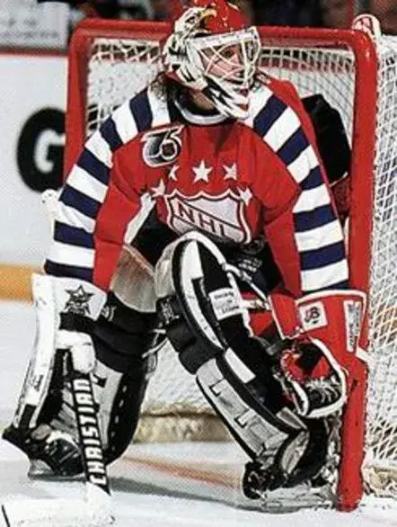 ED BELFOUR 1992 Campbell “All Star” CCM Vintage NHL Jersey 