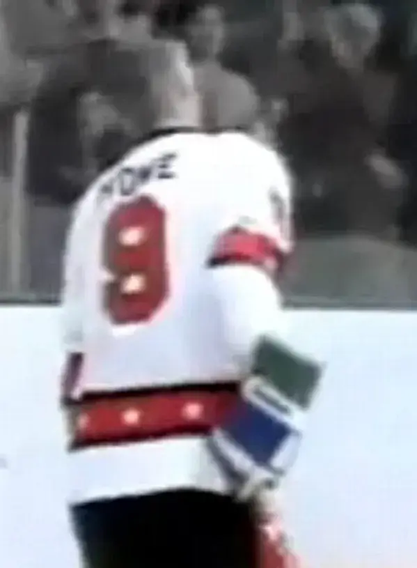 GORDIE HOWE 1980 CCM Vintage Throwback NHL “All Star” Hockey Jersey 