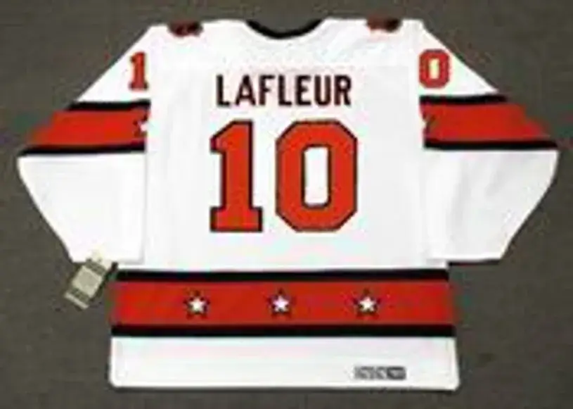 GUY LAFLEUR 1980 CCM Vintage Throwback NHL “All Star” Hockey Jersey 