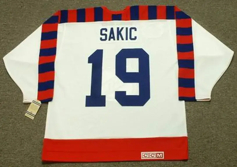 JOE SAKIC 1992 Wales “All Star” CCM Vintage NHL Jersey 