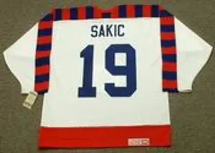 JOE SAKIC 1992 Wales “All Star” CCM Vintage NHL Jersey 