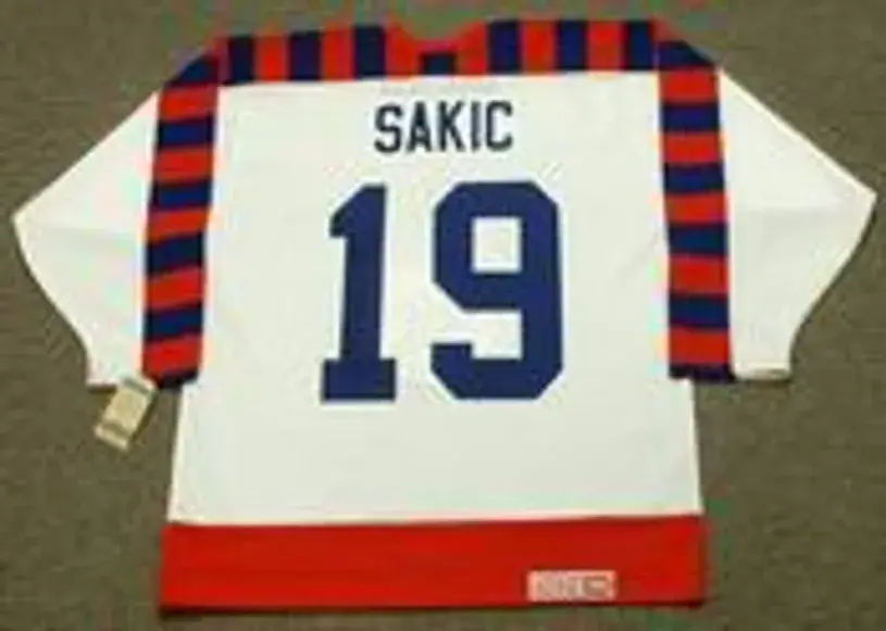 JOE SAKIC 1992 Wales “All Star” CCM Vintage NHL Jersey 