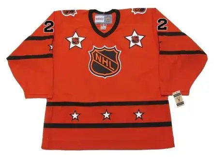 MIKE BOSSY 1978 CCM Vintage Throwback NHL “All Star” Hockey Jersey