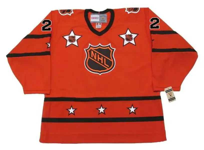 MIKE BOSSY 1978 CCM Vintage Throwback NHL “All Star” Hockey Jersey