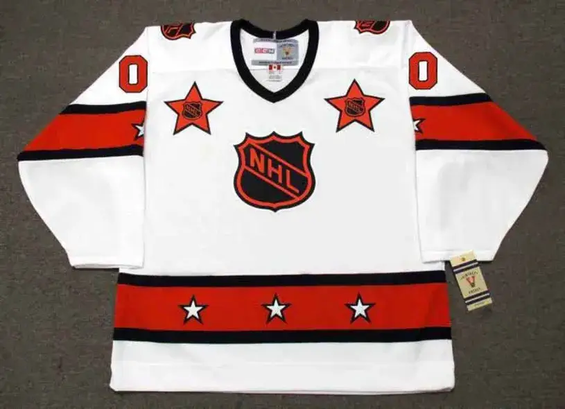 NHL 1970’s “All Star” CCM Throwback White Jersey Customized “Any Name & Number(s)”
