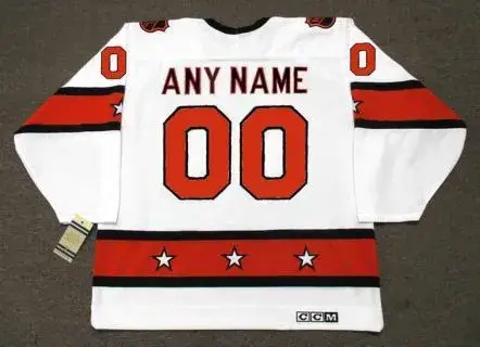 NHL 1970’s “All Star” CCM Throwback White Jersey Customized “Any Name & Number(s)” 