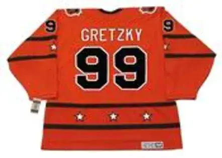 WAYNE GRETZKY 1980 CCM Vintage Throwback NHL “All Star” Hockey Jersey 