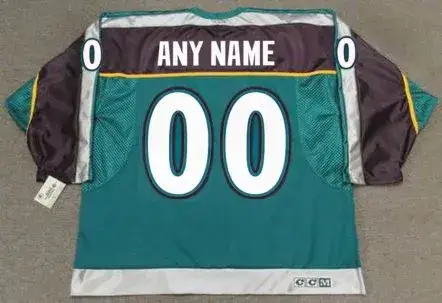 ANAHEIM MIGHTY DUCKS 1990’s CCM Alternate Jersey Customized “Any Name & Number(s)” 