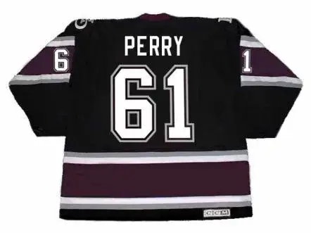 COREY PERRY Anaheim Mighty Ducks 2005 CCM Throwback Alternate NHL Jersey 