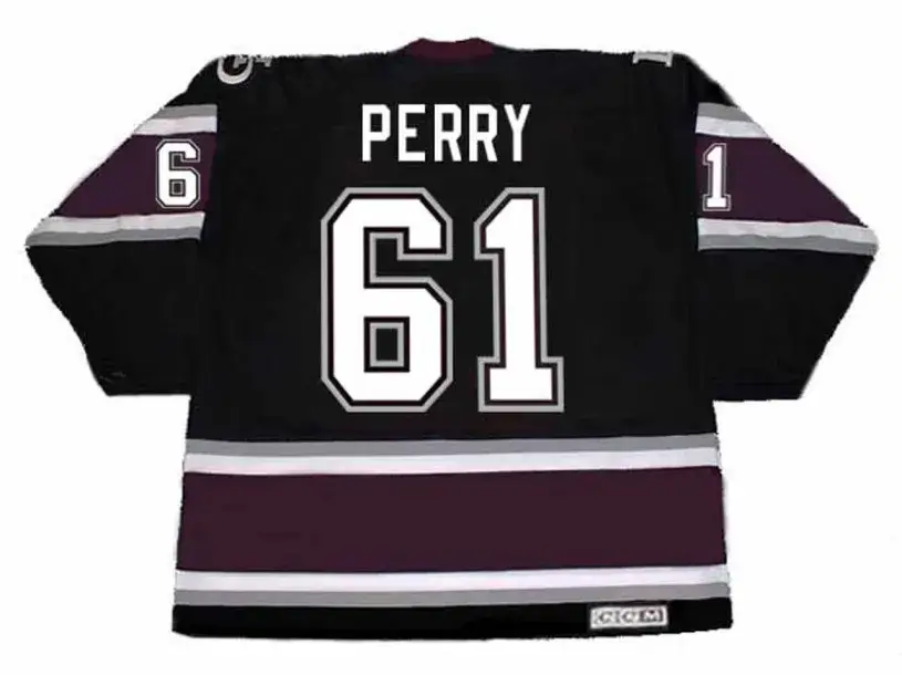 COREY PERRY Anaheim Mighty Ducks 2005 CCM Throwback Alternate NHL Jersey 