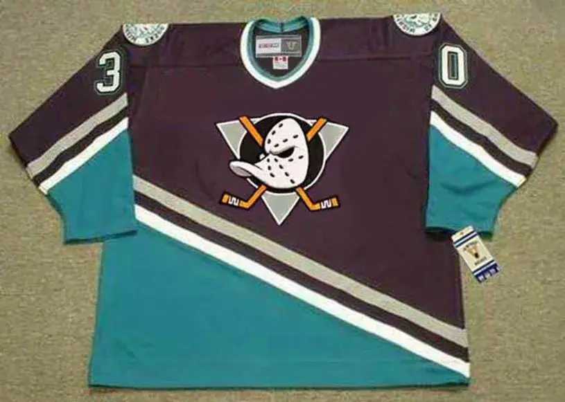 ILYA BRYZGALOV Anaheim Mighty Ducks 2005 Home CCM Throwback Hockey Jersey