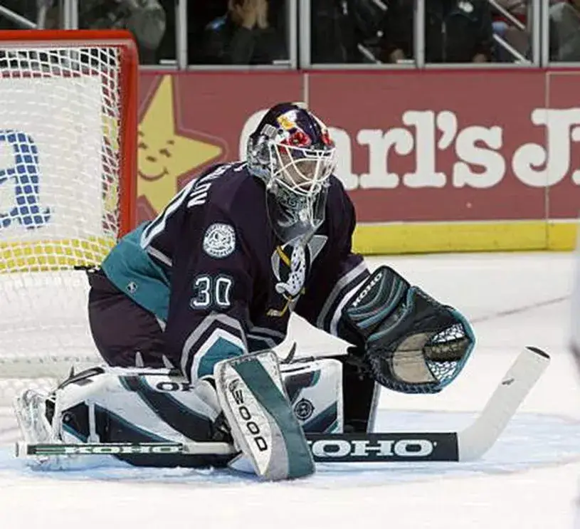 ILYA BRYZGALOV Anaheim Mighty Ducks 2005 Home CCM Throwback Hockey Jersey 