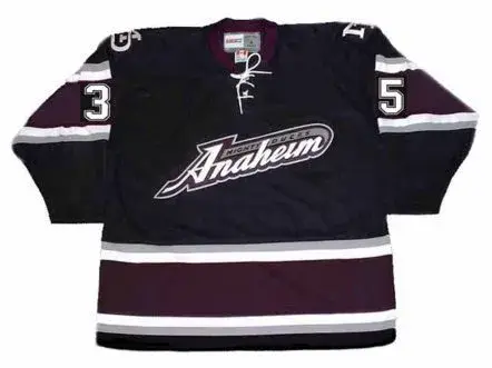 JEAN-SEBASTIEN GIGUERE Anaheim Mighty Ducks 2005 CCM Throwback NHL Jersey