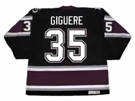 JEAN-SEBASTIEN GIGUERE Anaheim Mighty Ducks 2005 CCM Throwback NHL Jersey 